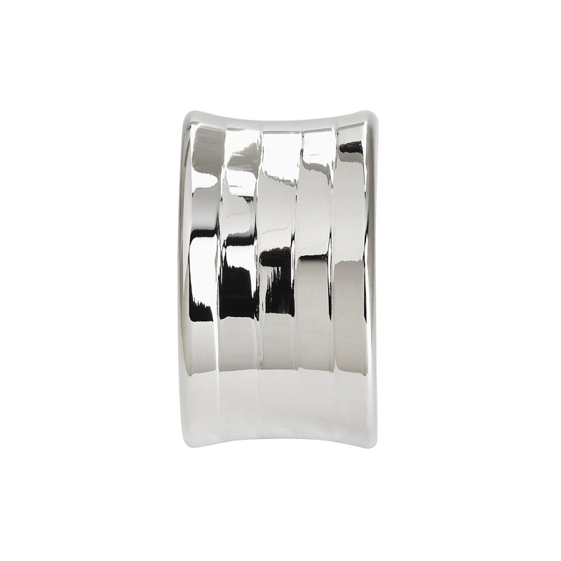 Poignée arche concentrique, Nickel poli, 1.25"