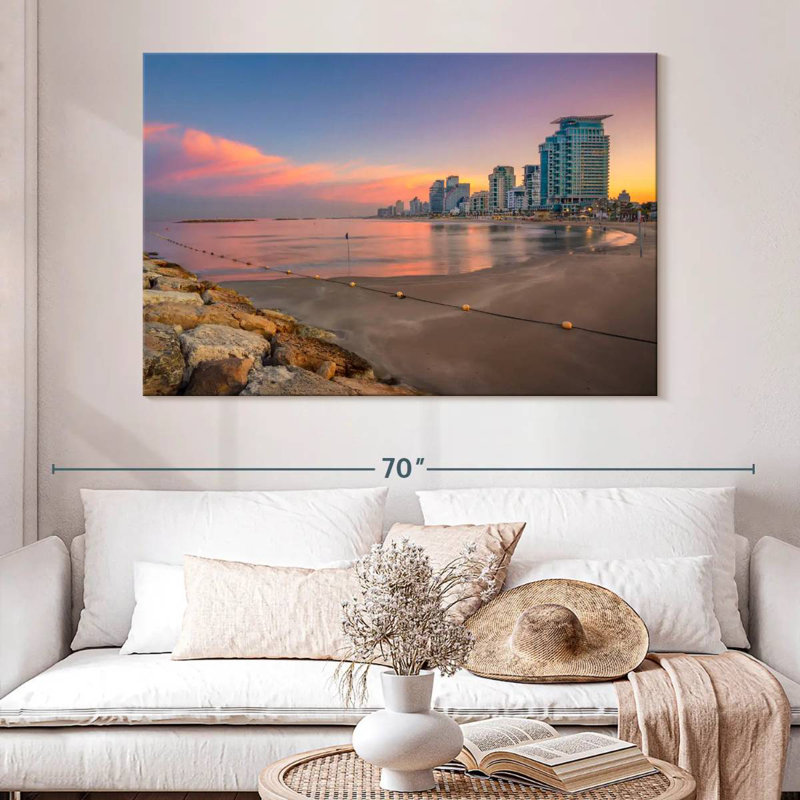 Rorry Coastal Tel Aviv Skyline, 34" H x 51" W