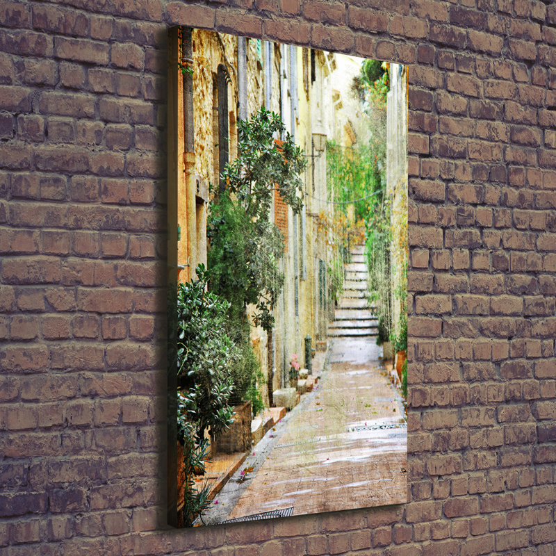 Italian Streets - Wrapped Canvas Print