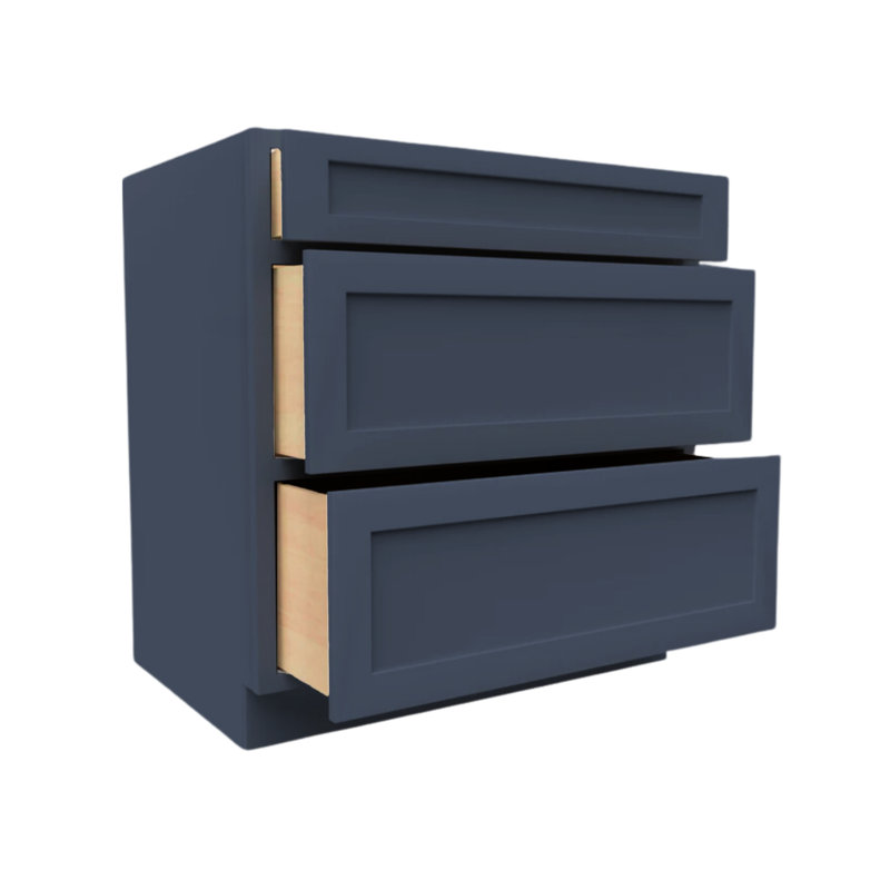 Armoire de base standard H 34,5 po, L 21 po x H 34,5 po, Shaker bleu