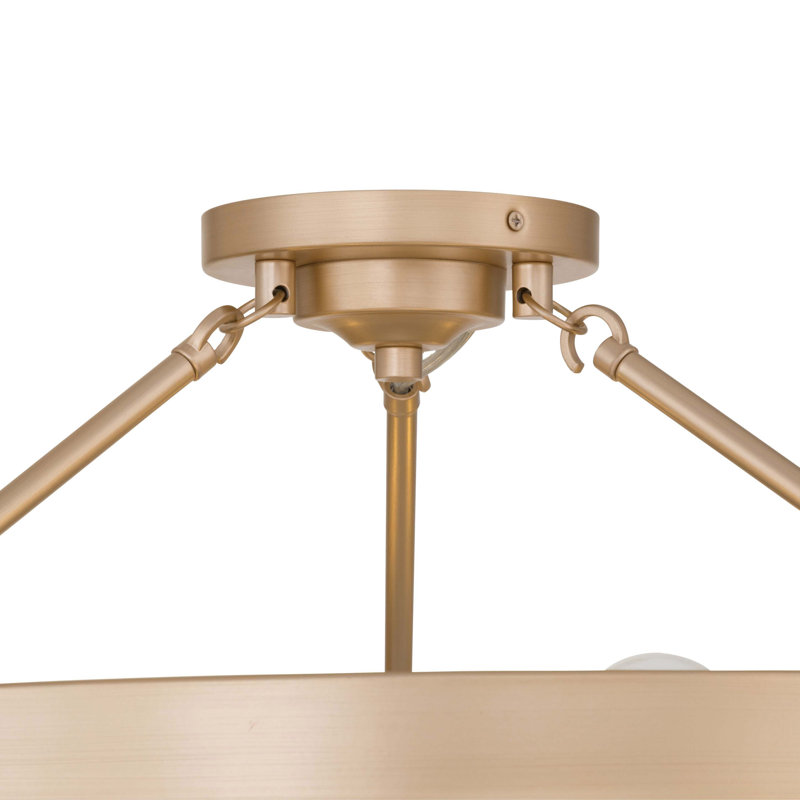Plafonnier semi-encastré Easterwood à 6 lumières, 6-Light