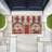 Fruit Stand Awning Storefront Outdoor Door Mat, design by Lil' Rue, 18"x30"