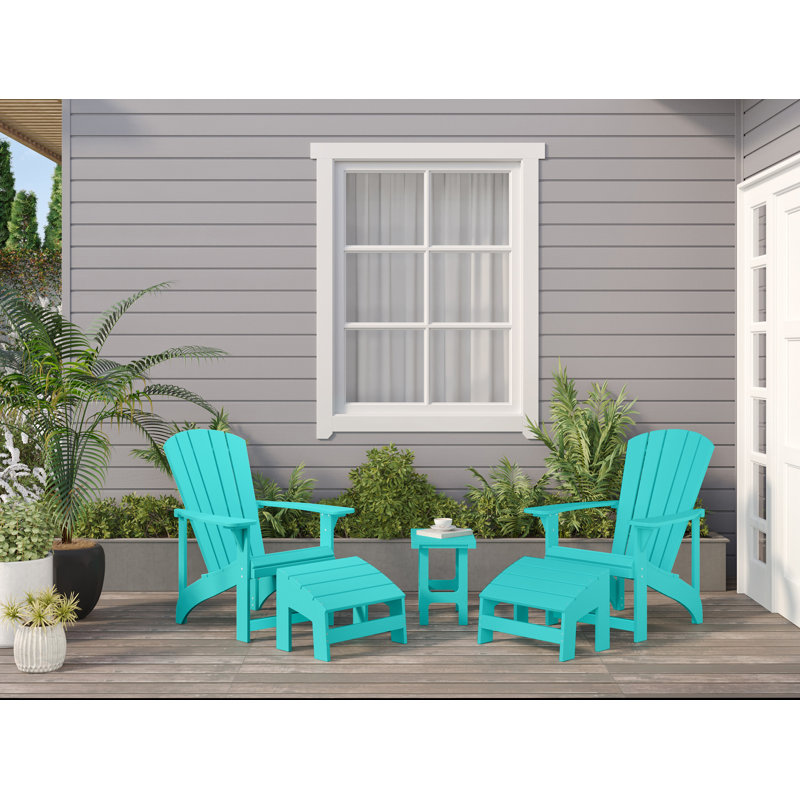 Chaise Adirondack classique Crystal Harbor Living, Sarcelle