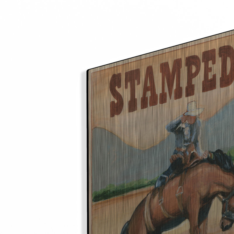 «Stampede Rodeo» par Ethan Harper, H 24 po x l 16 po