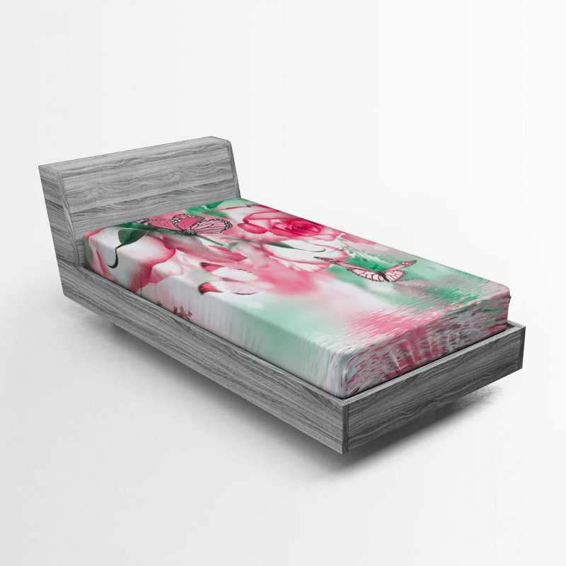Drap-housse en microfibre Spring, Drap-housse simple TG