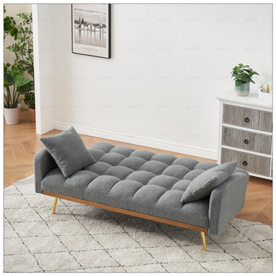 Canapé-lit convertible polyvalent pour une vie et un sommeil confortables, parfait pour les espaces modernes et flexibles