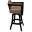 Tabouret de bar pivotant en bois Camili sur base en S-1917114445-1938551395-1940356425
