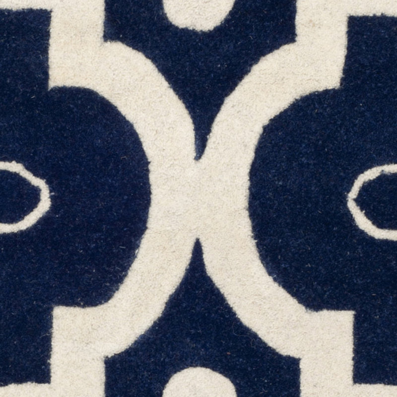 Tennille Floral Wool Hand Woven Area Rug, Rectangle 183 x 274 cm