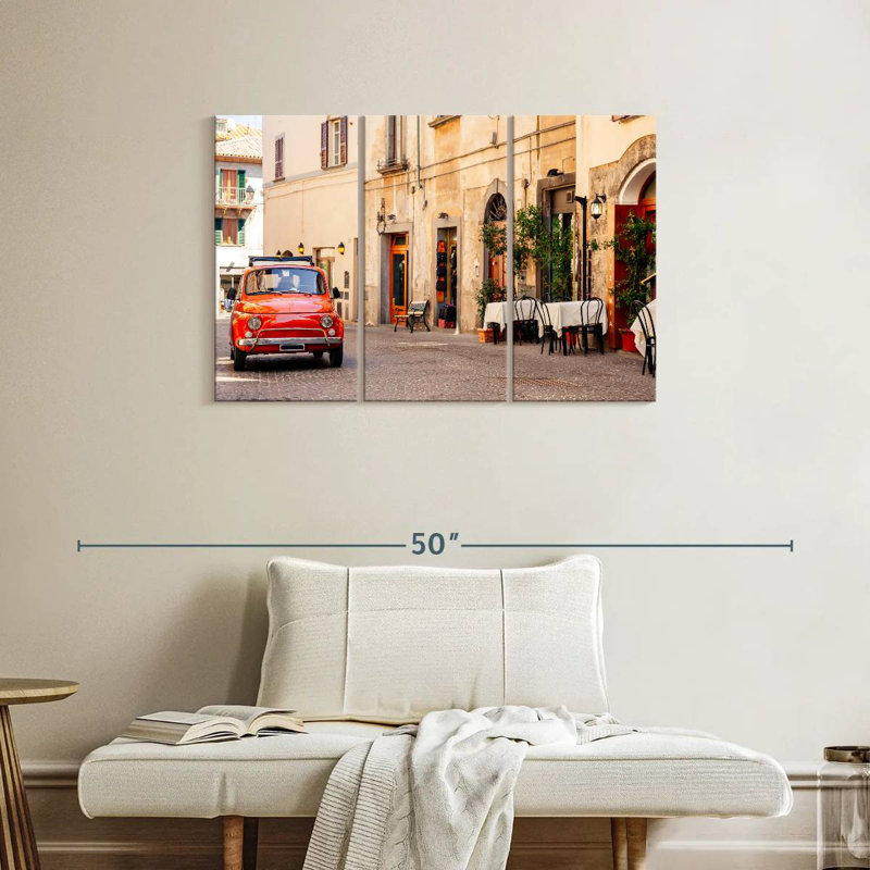 Voiture de rue italienne R camion, H 24 po x l 38 po