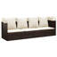 Lit de patio réglable en rotin avec toit et coussins-1873047930-1873047921