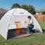 Portable Paint Booth Tent, 115.35 x 90.55 x 74 inch Painting Tent Station, Spray Shelter with Built-in Floor & Mesh Screen, Large Space, Oxford Spray Painting Tents for Cupboard, Chairs, Tables