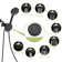 Multi Function Dual Shower Head - Shower System With 4.7" Rain Showerhead, 8-Function Hand Shower