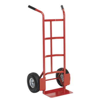 Coast 110cm H x 55cm W x 32cm D 200kg Pneumatic Tyres Hand Truck Trolley