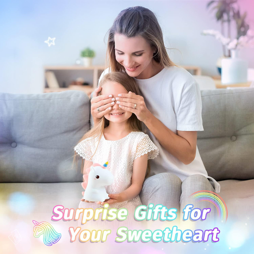 Fire Unicorn Night Light Rephen