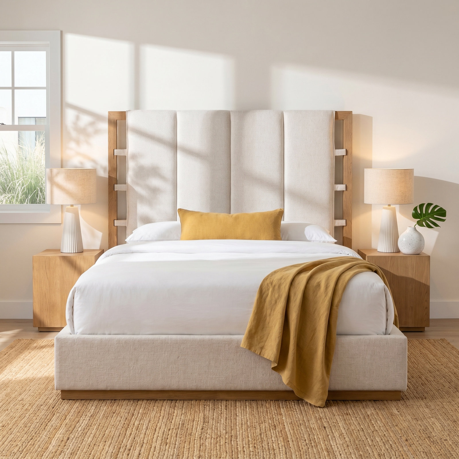Pava Oak Bed, King