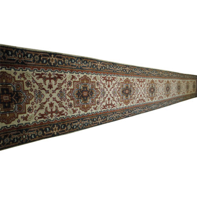 Shenika One-of-a-Kind 2.7x22.7 Runner Area Rug Beige
