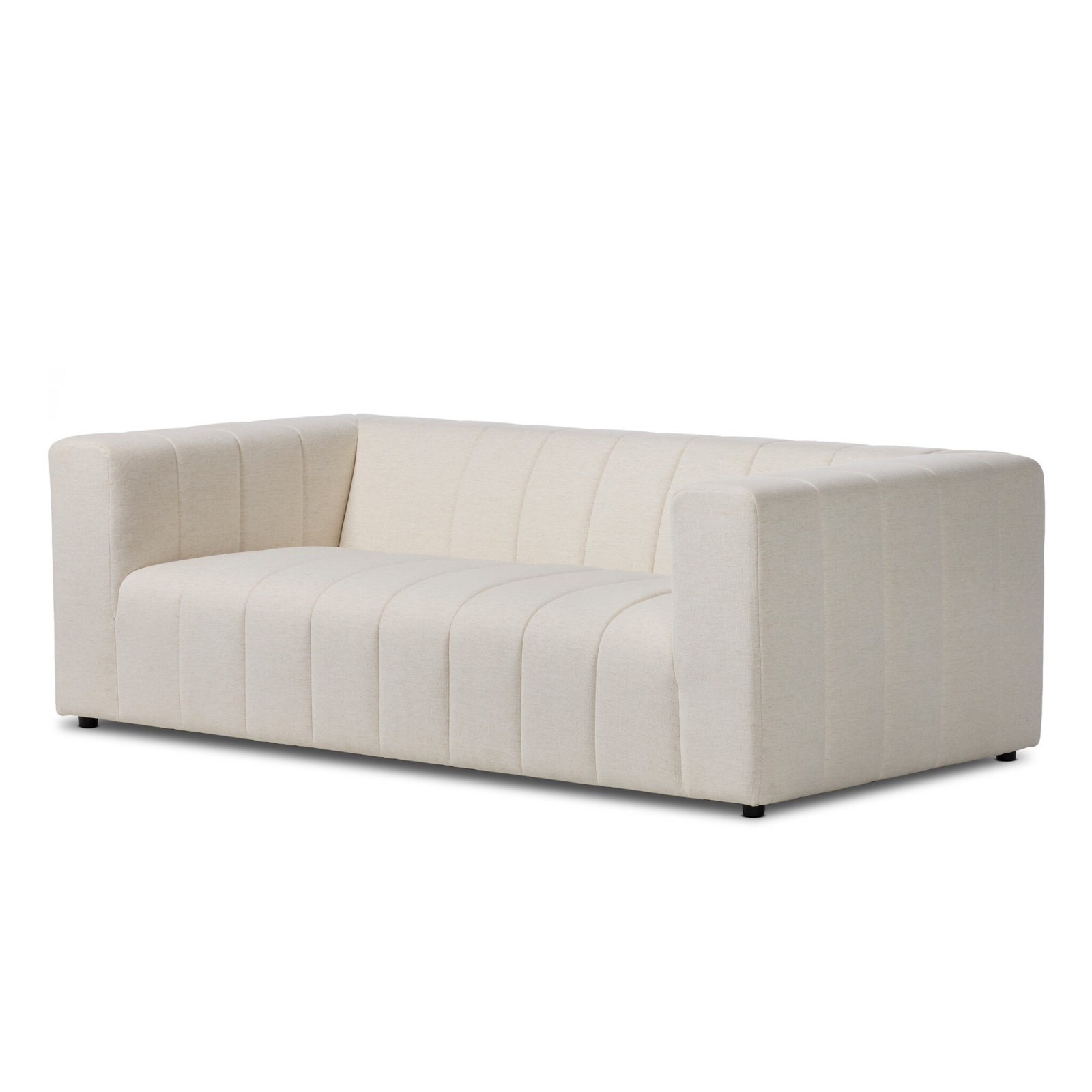 Bowry 89'' Upholstered Sofa, Crypton Nomad Snow