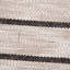 Coussin en jute tissé à la main brun clair / rayé en jute / coton-374929834