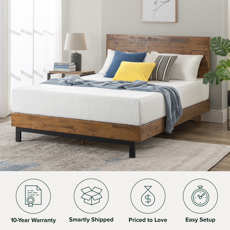 10" Plush Cooling Gel Memory Foam Mattress - Sleep by Wayfair, Twin, 10"