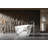51" Freestanding Soaking Tub, Solid Surface Bathtub
