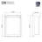 LED Flush Mounted Sconce-381881650-381881655-381881654