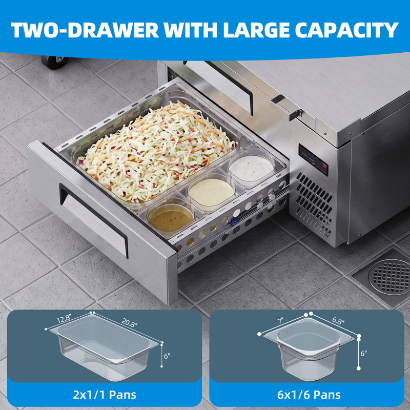 Réfrigérateur commercial l 36 po Coolake