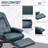 Faux Leather Manual Swivel Recliner With Wood Base-785867201