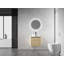Meuble-lavabo mural 24 po avec lavabo d'art en céramique et 1 porte à fermeture en douceur, emballage, contreplaqué