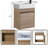 Ahlexis 18.1'' Single Bathroom Vanity with Resin Top