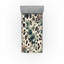 Drap-housse à motif léopard Ambesonne_ Feuille d'eucalyptus audacieux_ Vert chameau-95977028