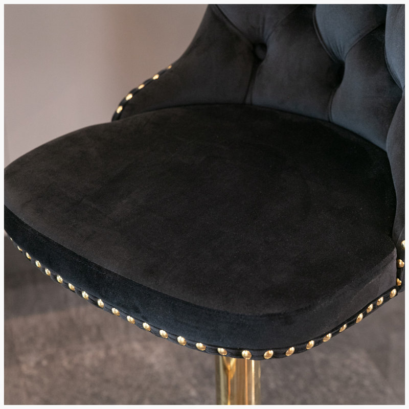 Tabouret Holmesfield, Noir