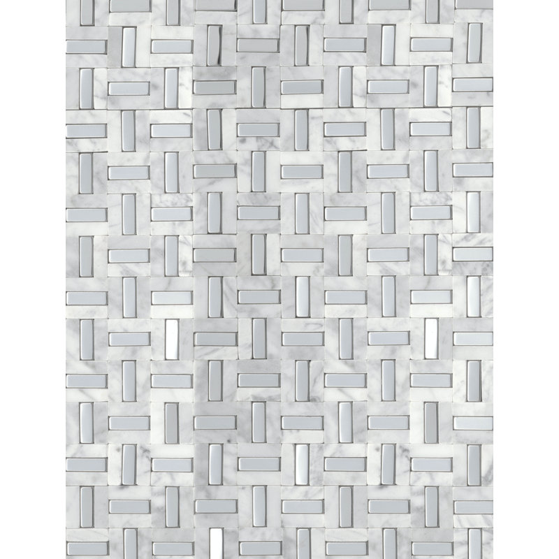 Link™ 12" x 17" Natural Stone Random Mosaic Tile