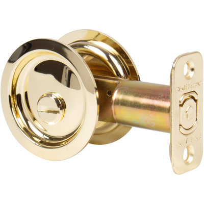 Round Pocket Door Lock