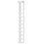 Vertical Shoe Rack, Narrow Shoe Rack For Small Space, Wooden Shoes Organizer With Hooks, Adjustable Slim Shoes Tower for Entryway, Living Room, Bedroom, White -1110002762