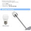 Lampe de table argentée 15,4 po Jazmon