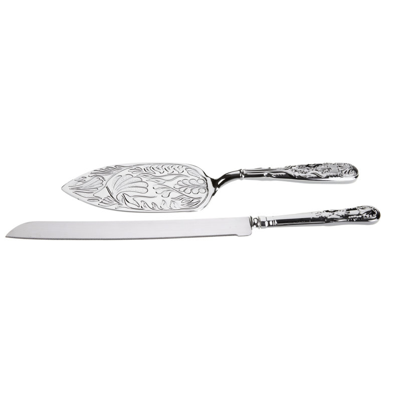 Ensemble de 2 pièces de serveurs de pâtisserie Queen Anne