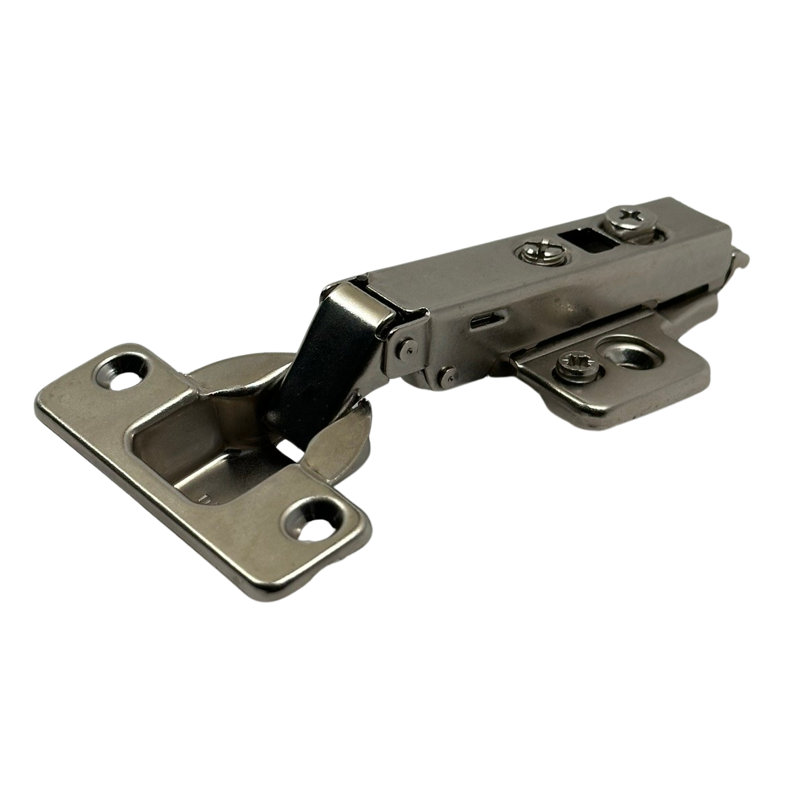 Ensemble de 10 charnières de 105 degrés + plaques croisées charnière à fermeture en douceur sans clip 3D sur recouvrement complet