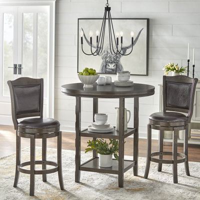 Romero 3 Piece Pub Table Set by Astoria Grand