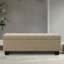 Banc de rangement en tissu