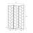 3-Panel Room Divider Folding Shoji Screen, Walnut