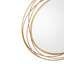 Javin Round Metal Swirl Framed Wall Mounted Accent Mirror-63970352