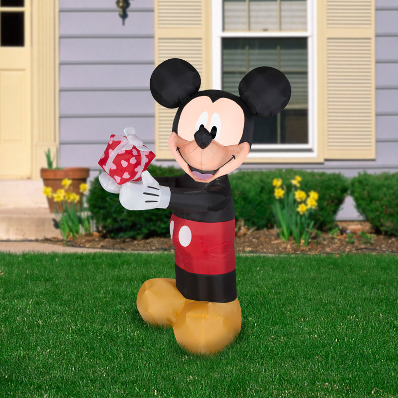 Mickey with Present Inflatable