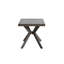 Table en aluminium coulé
