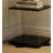 Black 4-Tier Rotating Display Cabinet / Wine & Storage Cabinet — Features Remote-Controlled Colored Lighting, Adjustable Feet, And Tempered Glass Construction — Versatile For Multiple Settings
