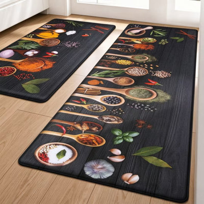Anti-Fatigue Non Slip Kitchen Mats (Set of 2)