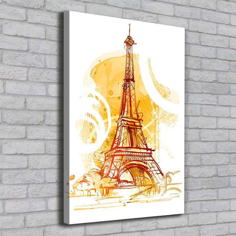 Summer In Paris - Wrapped Canvas Print