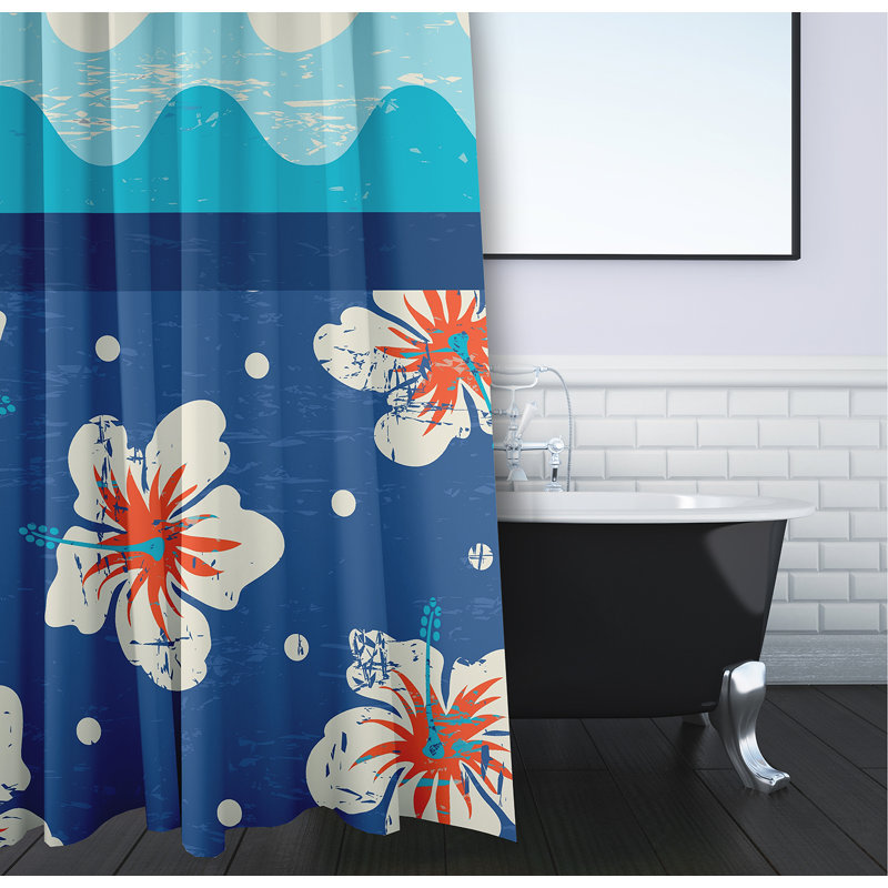 Rideau de douche Almeida, Bleu