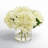 Faux Hydrangea Arrangement in Vase-525881860