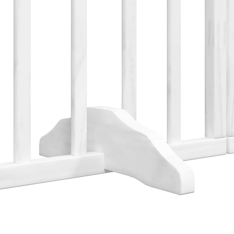 Fakhiri Solid Wood Dog House Door, 60cm H x 640cm W x 2cm D, White