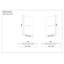 iBathUK 1000mm Modern Pivot Bath Shower Glass Screen Reversible Door Panel + Towel Rail
